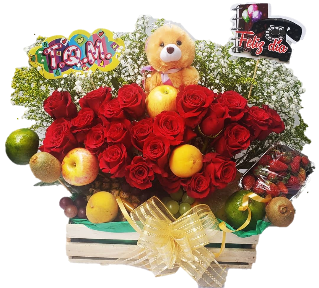DETALLE RAMO DE FLORES FRUTAL